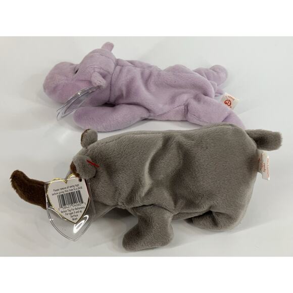 Ty Beanie Babies Bundle (2pcs) Spike And Happy - Picture 3 of 15